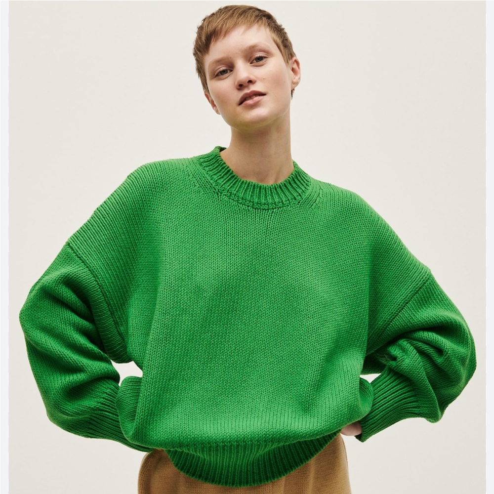 Babaa No16 Jumper Sweater in Wild Fern